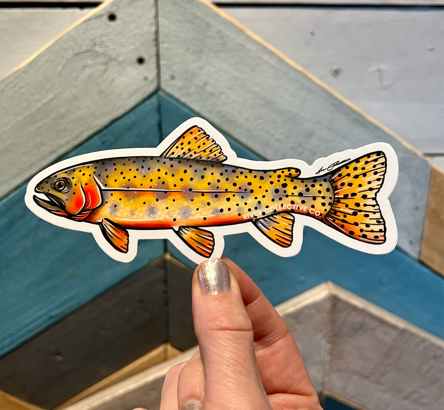 River Collective Trout Stickers