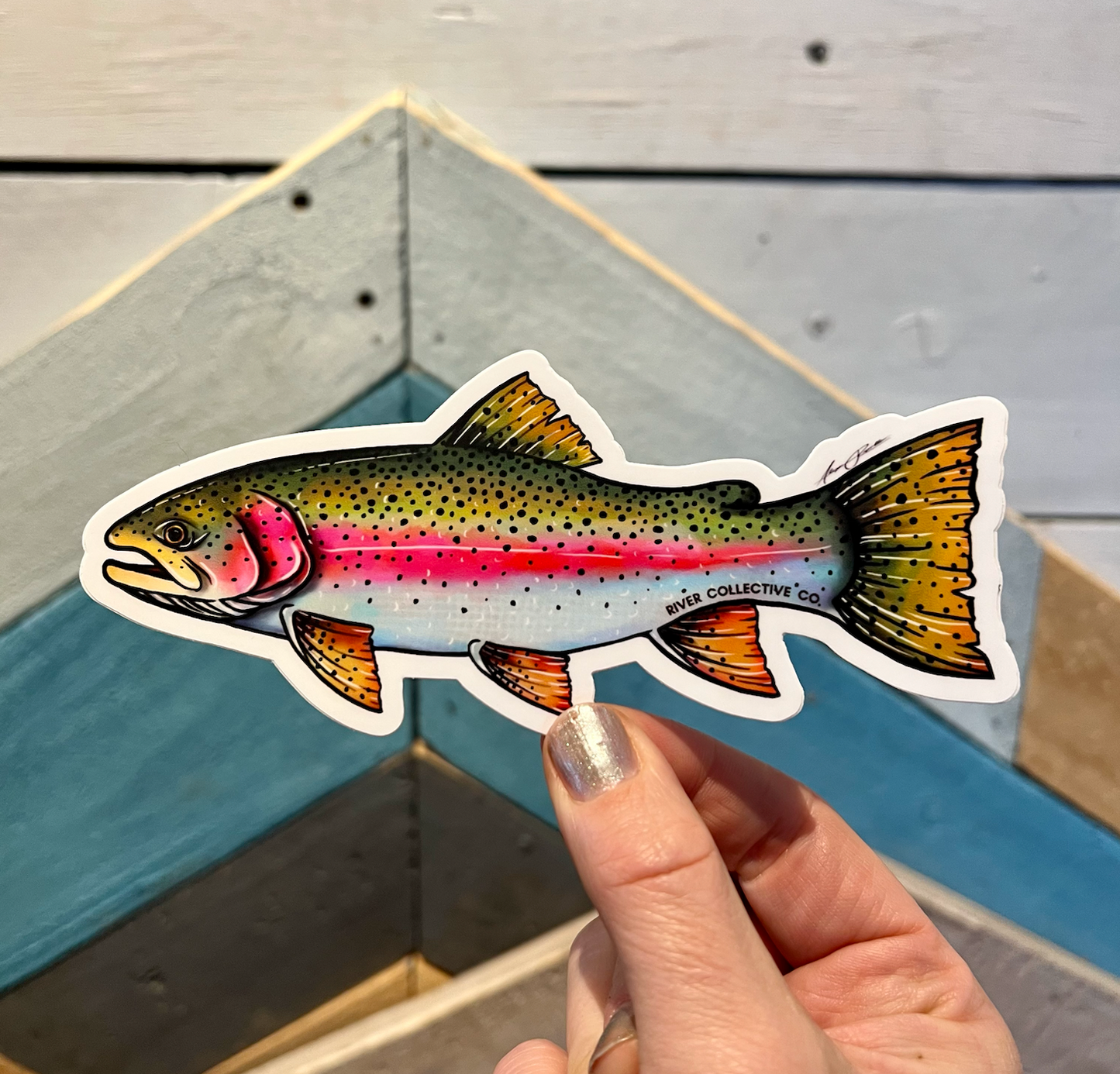 River Collective Trout Stickers