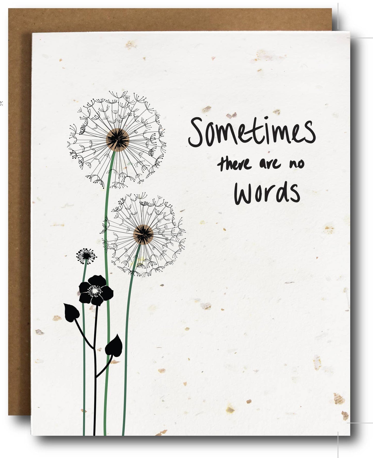 Sympathy Card Plantable Seeded Paper