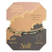 Delicate Stone Wrap Bracelet/Necklace
