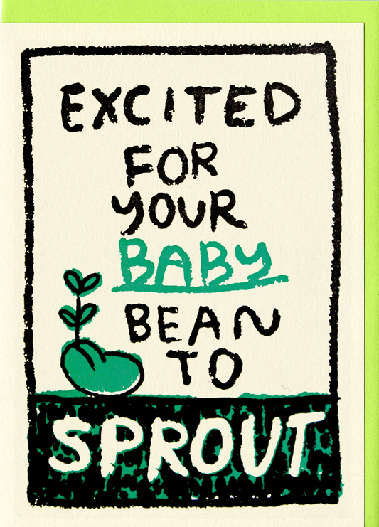 Baby Bean Sprouts Card