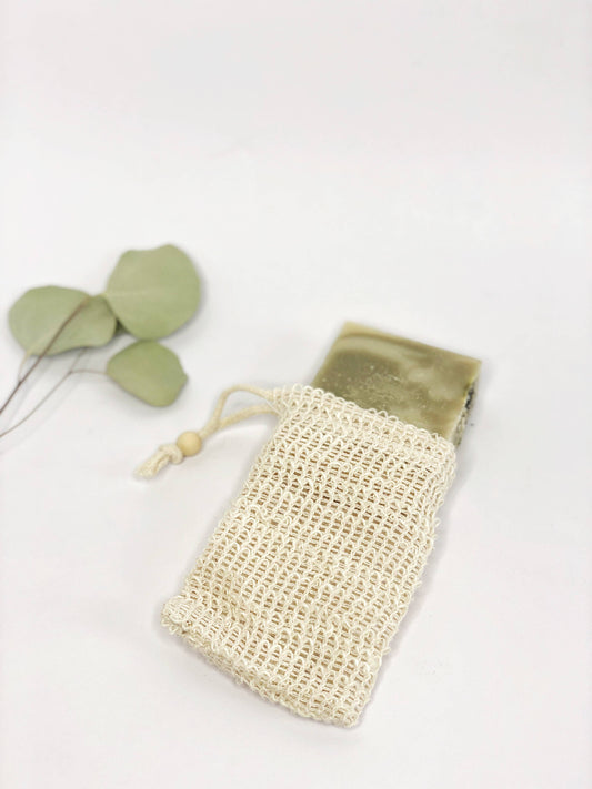 Natural Sisal Soap Saver Pouch