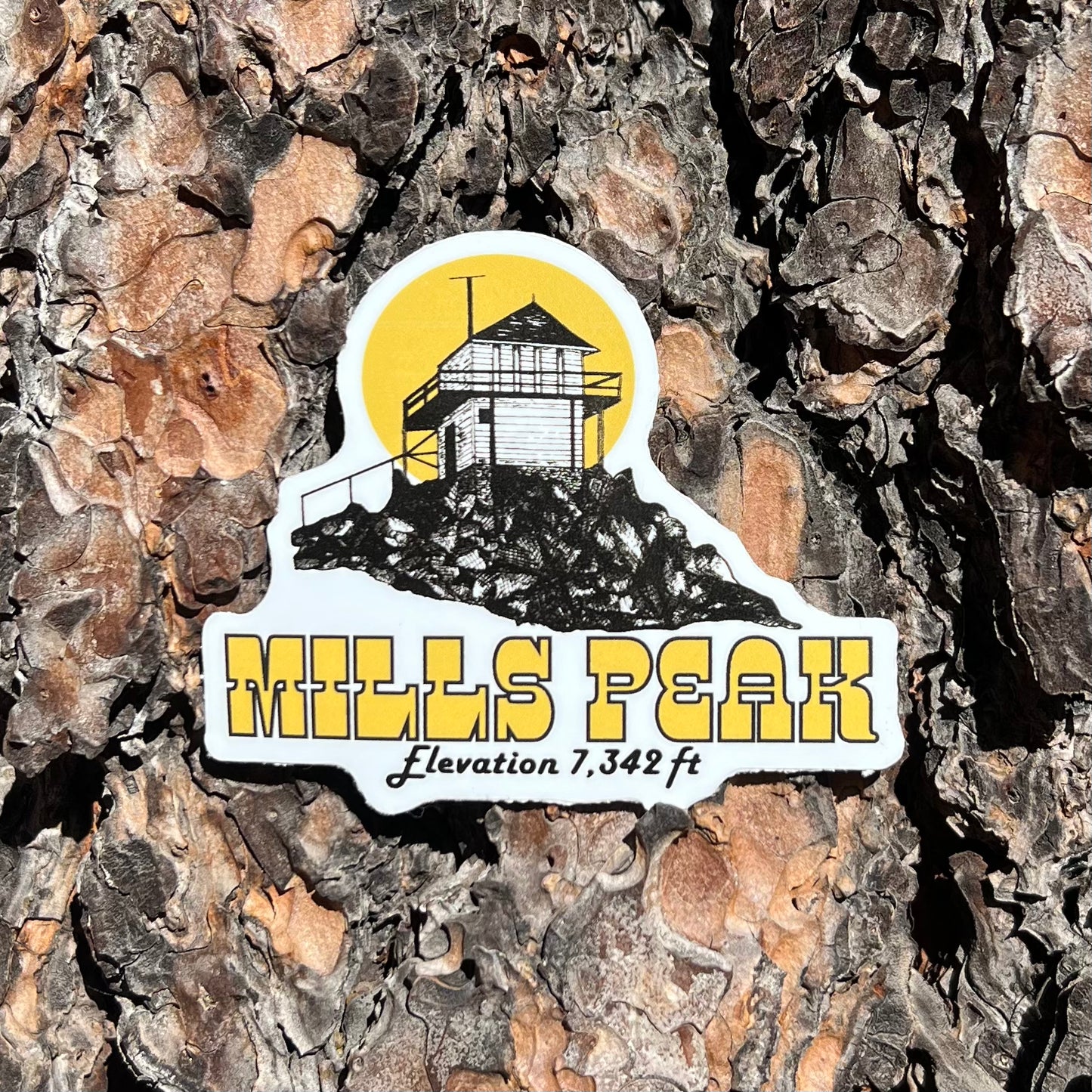 Mills Peak Sticker