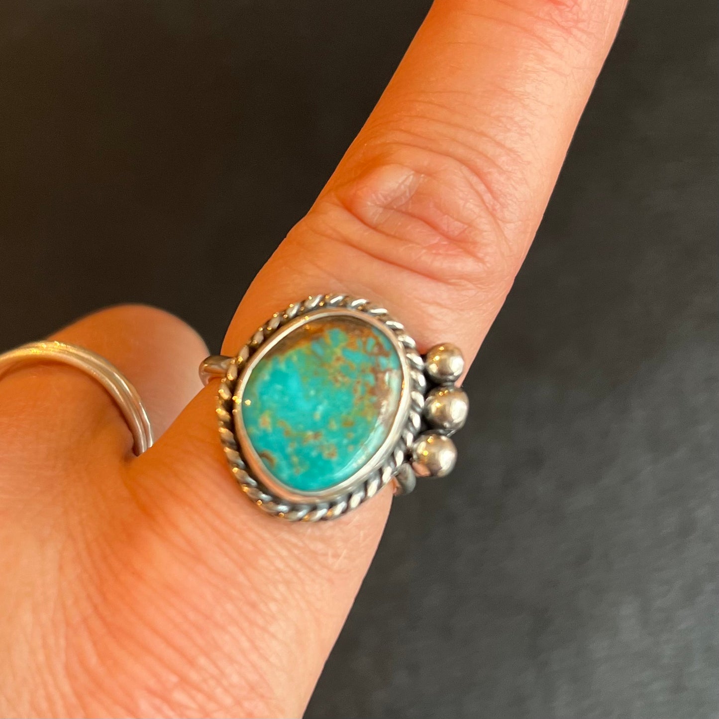 Cactus Blossom American Turquoise Ring