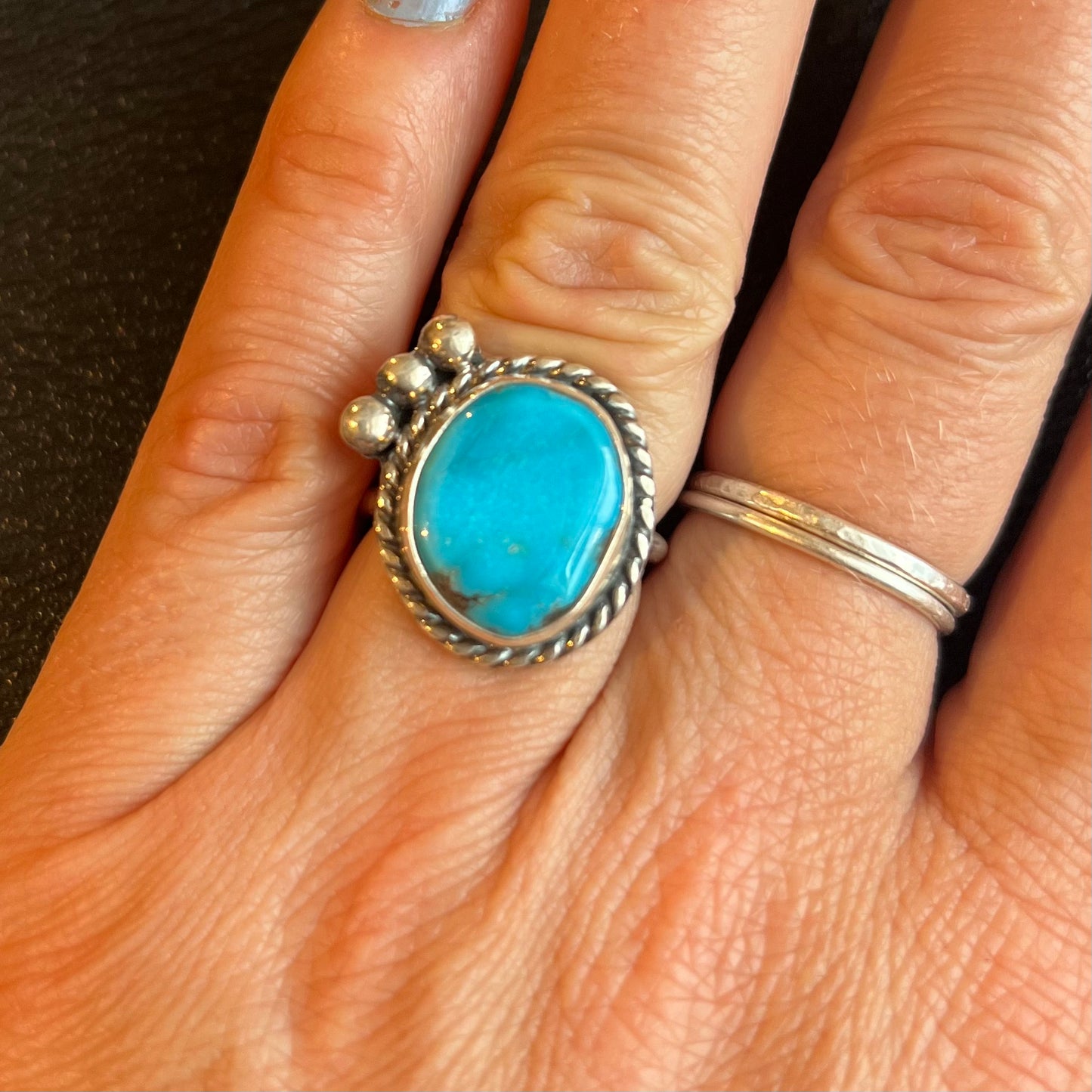 Cactus Blossom American Turquoise Ring