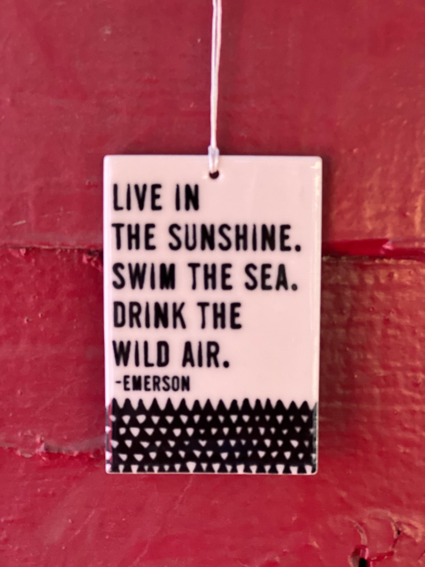 Small Screenprinted Wall Tags